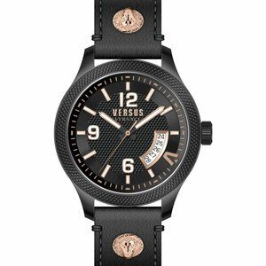Versace Versus Black 44mm Watch